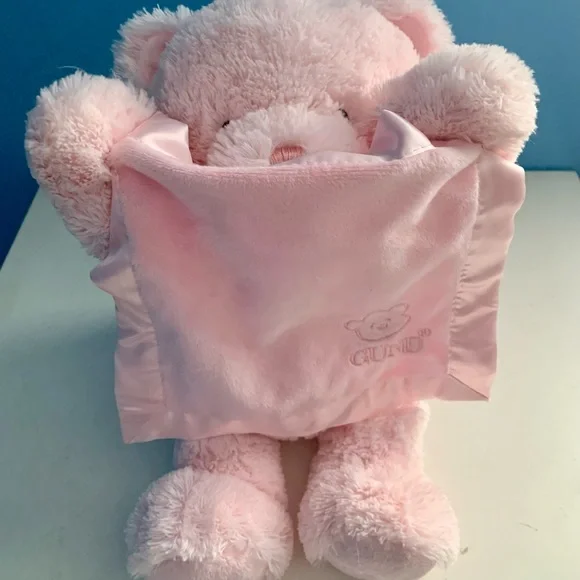 Gund Toys Baby Gund Animated Pink Peek A Boo My First Teddy
